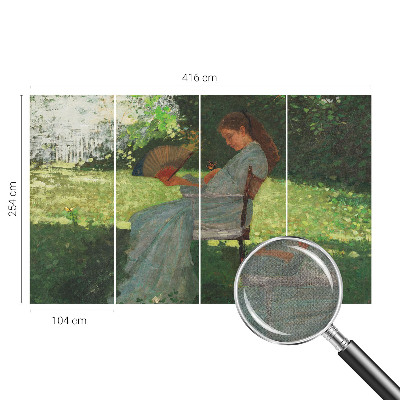 Fototapeta za otroško sobo z motivom poletne harmonije