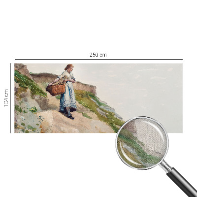 Otroška fototapeta z motivom ženske pokrajine