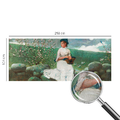 Samolepilna fototapeta z motivom cvetličnega vzorca