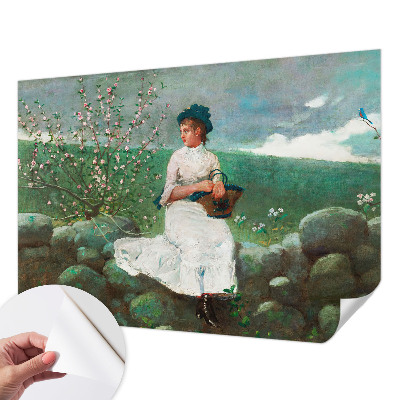Samolepilna fototapeta z motivom cvetličnega vzorca