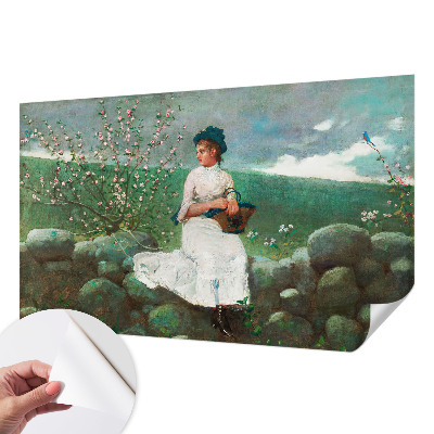 Samolepilna fototapeta z motivom cvetličnega vzorca