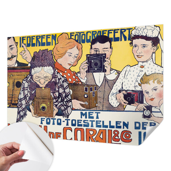 Samolepilna fototapeta za dnevno sobo Fotografska strast