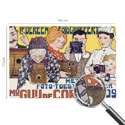 Samolepilna fototapeta za dnevno sobo Fotografska strast