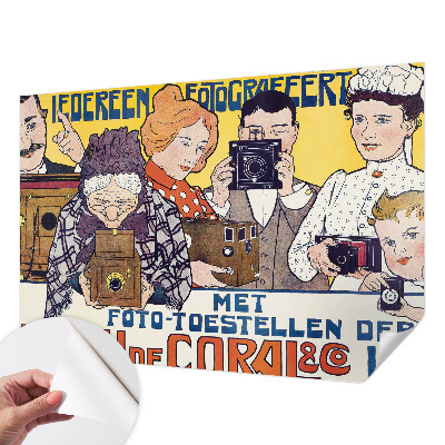 Samolepilna fototapeta za dnevno sobo Fotografska strast