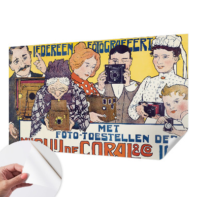 Samolepilna fototapeta za dnevno sobo Fotografska strast