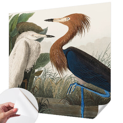 Samolepilna fototapeta Ptice v rastlinah