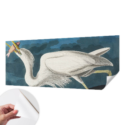 Otroška fototapeta Ptica z ribo