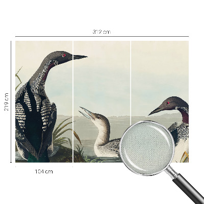 Fototapeta za otroško sobo Ptice nad vodo