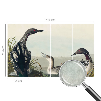 Fototapeta za otroško sobo Ptice nad vodo