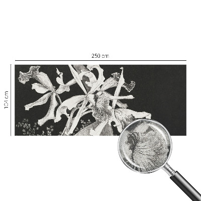 Otroška fototapeta z ilustracijo orhideje