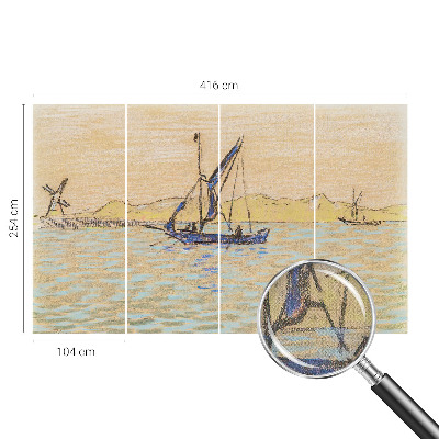 Samolepilna fototapeta za dnevno sobo Morje miru