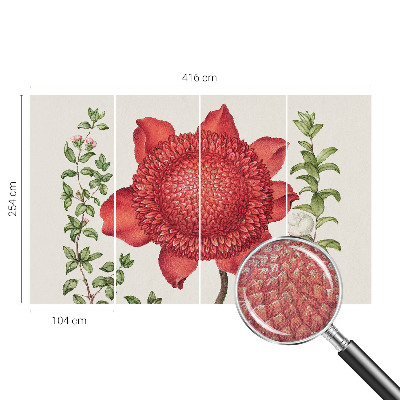 Samolepilna fototapeta za spalnico Cvetlična eleganca