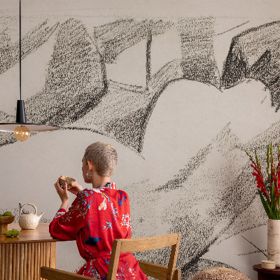 Samolepilna fototapeta Ležeča figura