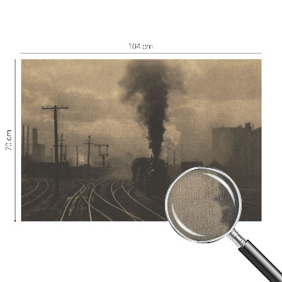 Otroška fototapeta z motivom industrijske pokrajine