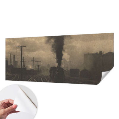 Otroška fototapeta z motivom industrijske pokrajine