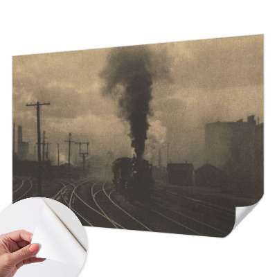 Otroška fototapeta z motivom industrijske pokrajine
