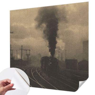 Otroška fototapeta z motivom industrijske pokrajine