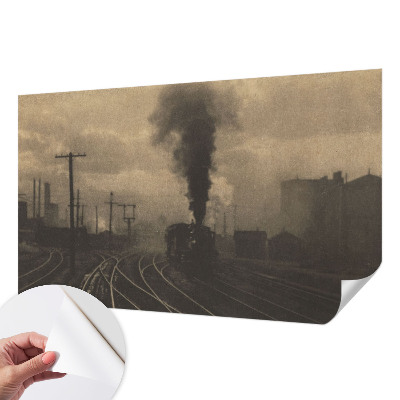 Otroška fototapeta z motivom industrijske pokrajine