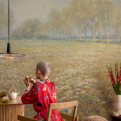 Fototapeta za otroško sobo Cvetoče polje