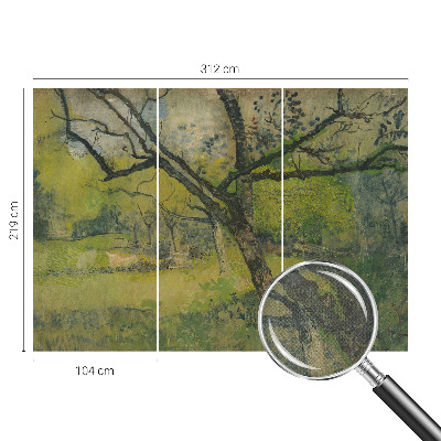 Samolepilna fototapeta z motivom zelene pokrajine