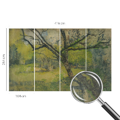 Samolepilna fototapeta z motivom zelene pokrajine