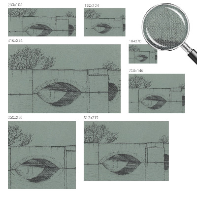 Samolepilna fototapeta za spalnico z motivom loka mostu