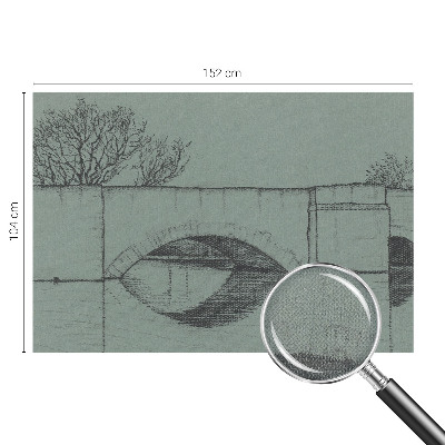 Samolepilna fototapeta za spalnico Ločni most