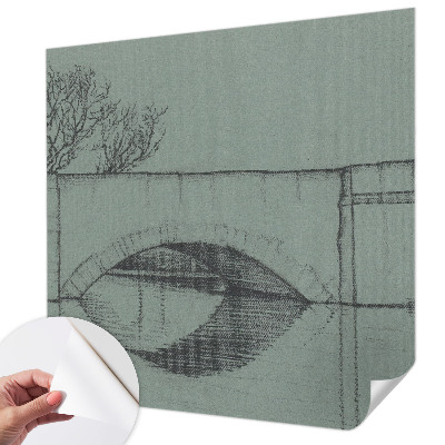 Samolepilna fototapeta za spalnico Ločni most