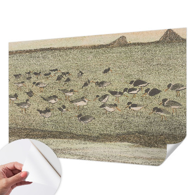 Samolepilna fototapeta za dnevno sobo Ptičji mir