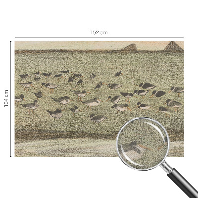 Samolepilna fototapeta za dnevno sobo Ptičji mir