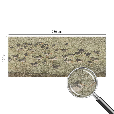 Samolepilna fototapeta za dnevno sobo Ptičji mir