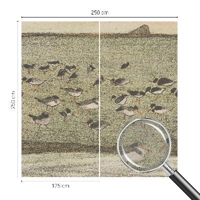 Samolepilna fototapeta za dnevno sobo Ptičji mir