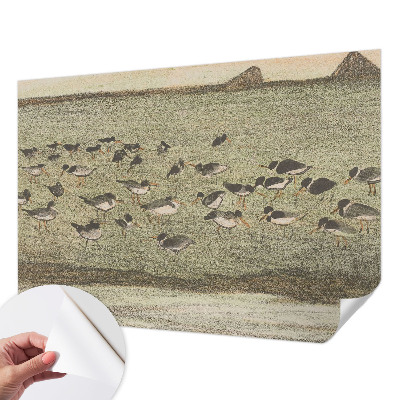 Samolepilna fototapeta za dnevno sobo Ptičji mir