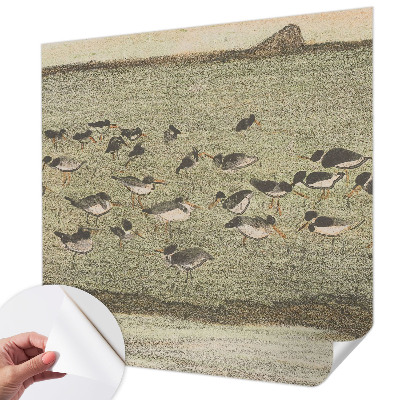 Samolepilna fototapeta za dnevno sobo Ptičji mir