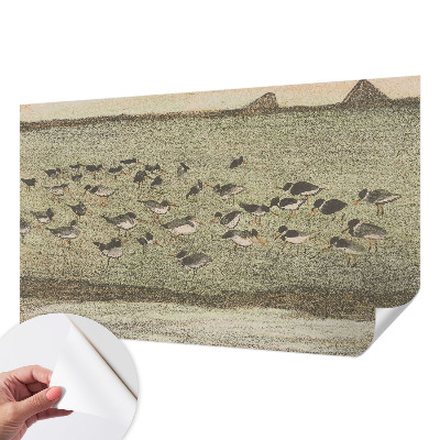 Samolepilna fototapeta za dnevno sobo Ptičji mir