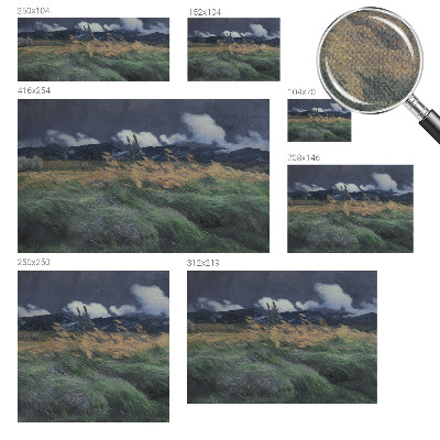3D fototapeta z motivom pokošenih trav
