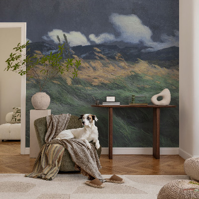 3D fototapeta Pokošene trave