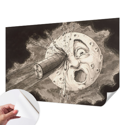 Samolepilna fototapeta za spalnico Kozmično trčenje