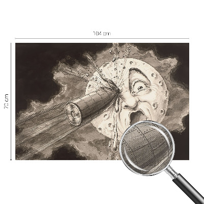 Samolepilna fototapeta za spalnico Kozmično trčenje