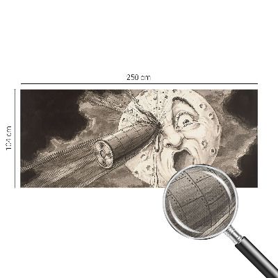 Samolepilna fototapeta za spalnico Kozmično trčenje