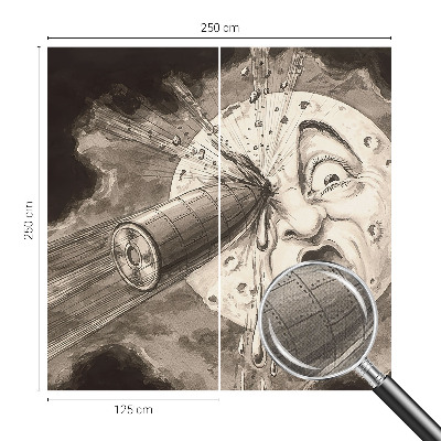 Samolepilna fototapeta za spalnico Kozmično trčenje