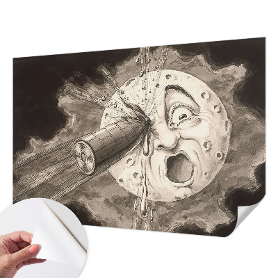 Samolepilna fototapeta za spalnico Kozmično trčenje