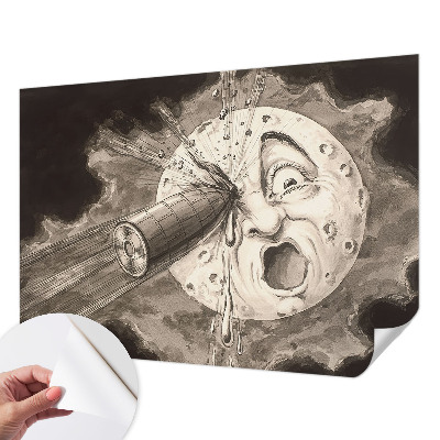 Samolepilna fototapeta za spalnico Kozmično trčenje