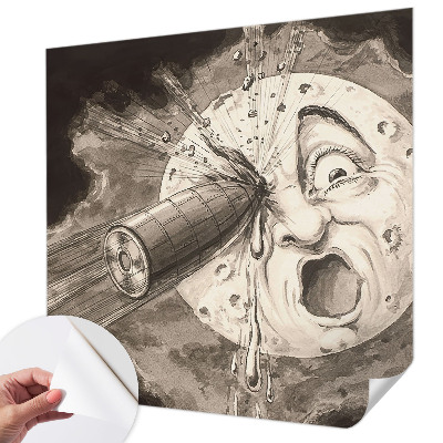 Samolepilna fototapeta za spalnico Kozmično trčenje