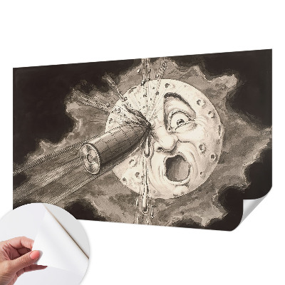 Samolepilna fototapeta za spalnico Kozmično trčenje