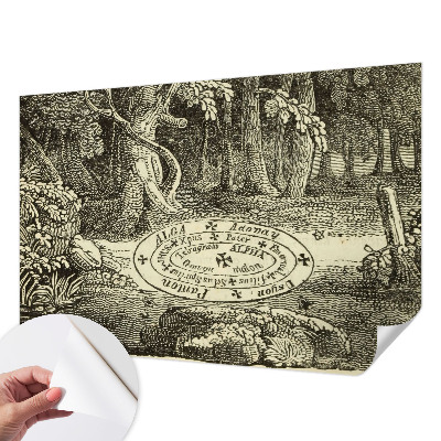 3D fototapeta s motivom čarobnega kroga