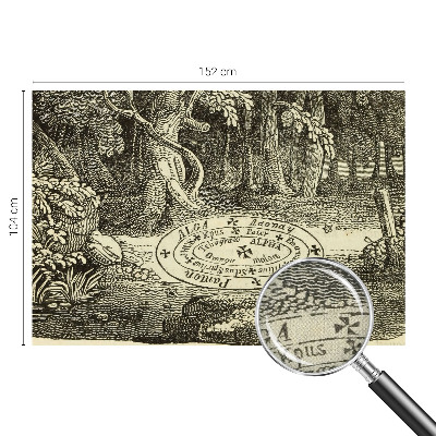 3D fototapeta s motivom čarobnega kroga