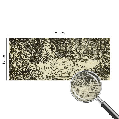 3D fototapeta s motivom čarobnega kroga