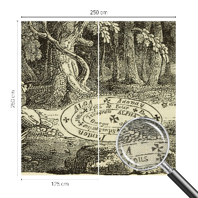 3D fototapeta Čarobni krog