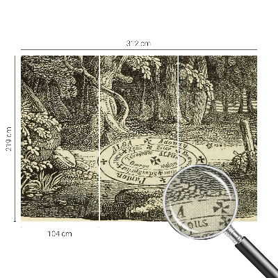 3D fototapeta Čarobni krog